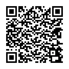 Código QR para número de teléfono +50625492406