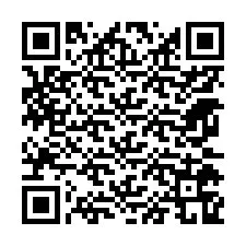 Código QR para número de teléfono +50670769835