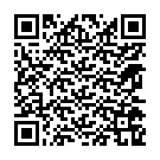 Código QR para número de telefone +50670769861