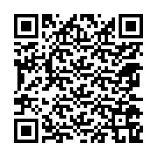 QR kód a telefonszámhoz +50670769868