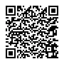 Codice QR per il numero di telefono +50671662940