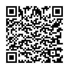 Codice QR per il numero di telefono +553433014580