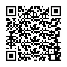 Codice QR per il numero di telefono +5534984098600