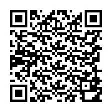 QR kód a telefonszámhoz +5575981012620