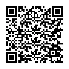 QR Code pour le numéro de téléphone +56224025314