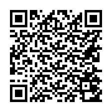 QR Code pour le numéro de téléphone +56225052747