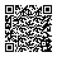 QR Code สำหรับหมายเลขโทรศัพท์ +56225843921