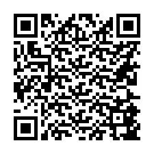 QR kód a telefonszámhoz +56225847107