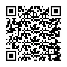 QR-koodi puhelinnumerolle +56225887606