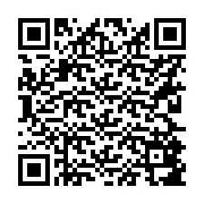 Codice QR per il numero di telefono +56225887620