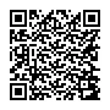 QR kód a telefonszámhoz +56226083926