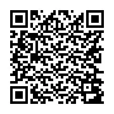 QR-code voor telefoonnummer +56226083936