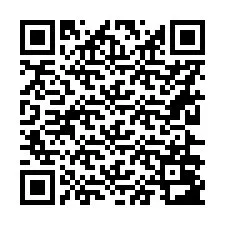 QR kód a telefonszámhoz +56226083945