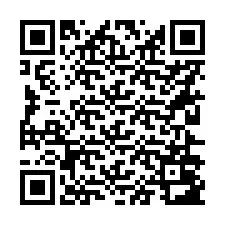 QR-code voor telefoonnummer +56226083950