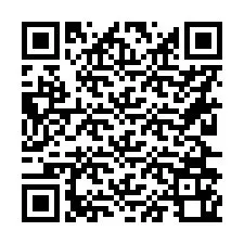 Código QR para número de telefone +56226160361