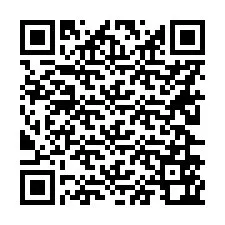 Código QR para número de teléfono +56226562172