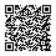 QR kód a telefonszámhoz +56226567165