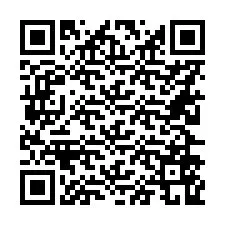 QR код за телефонен номер +56226569967