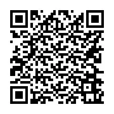 QR kód a telefonszámhoz +56226661323