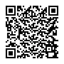 QR kód a telefonszámhoz +56226990621