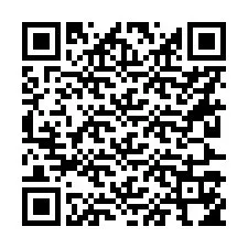 Código QR para número de telefone +56227154000