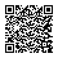 QR-koodi puhelinnumerolle +56227189033