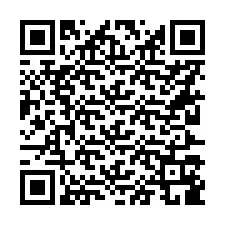 QR-code voor telefoonnummer +56227189044