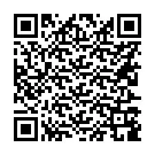 QR Code pour le numéro de téléphone +56227189053