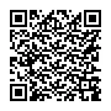 Código QR para número de teléfono +56227189054