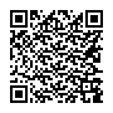 QR Code สำหรับหมายเลขโทรศัพท์ +56227189063