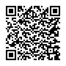 QR код за телефонен номер +56227189083