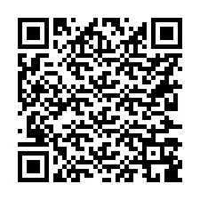 QR kód a telefonszámhoz +56227189084