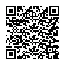 QR kód a telefonszámhoz +56227189094