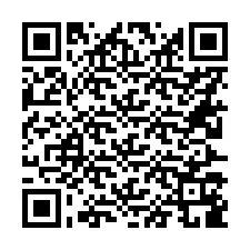 Código QR para número de teléfono +56227189143