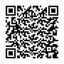 QR код за телефонен номер +56227189154