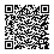 Código QR para número de teléfono +56227189164