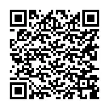 QR-koodi puhelinnumerolle +56227189192