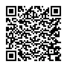 QR Code สำหรับหมายเลขโทรศัพท์ +56227508599