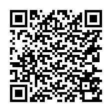 QR-code voor telefoonnummer +56227570700