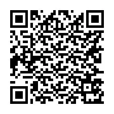 Kod QR dla numeru telefonu +56227571592