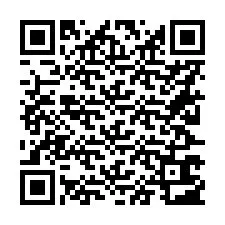 QR Code pour le numéro de téléphone +56227603079