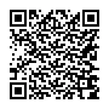 QR kód a telefonszámhoz +56227604235