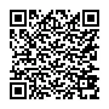 QR kód a telefonszámhoz +56227839984