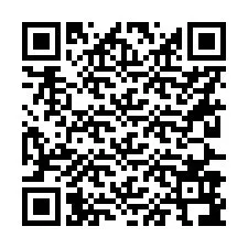 QR kód a telefonszámhoz +56227996700