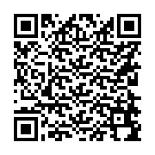 QR kód a telefonszámhoz +56228694444