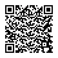 QR kód a telefonszámhoz +56228694491