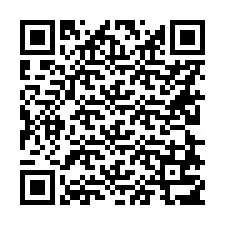 QR kód a telefonszámhoz +56228717006