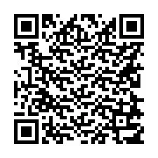 QR-code voor telefoonnummer +56228717016