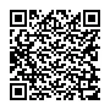 QR kód a telefonszámhoz +56228717022