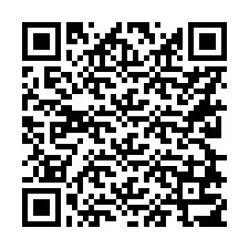 Codice QR per il numero di telefono +56228717028